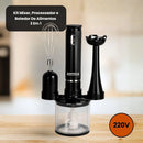 Kit 3 Em 1 Mixer, Processador e Batedor De Alimentos, 220V - Cores Sortidas