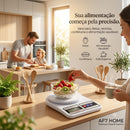 Balança Digital de Cozinha 10kg Alta Precisão 1g LCD para Receitas e Dieta