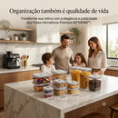 Kit 12 Potes Herméticos Premium AF7HOME™ |Organização Elegante para Cozinhas Modernas