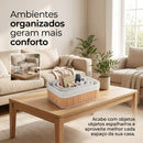 Kit 3 Cestos de Bambu com Forro Lavável – Bambliê