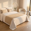 Peseira em Tricot Luxo 215x60 cm para Cama Casal, Queen e Sofá