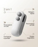 SealPro™ 2 em 1 – Mini Seladora Portátil Recarregável USB para Embalagens e Alimentos